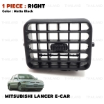 ช่องปรับแอร์ ช่องแอร์ ข้างขวา 1 ชิ้น สีดำ สำหรับ Mitsubishi Lancer E-Car ปี 1992-1998